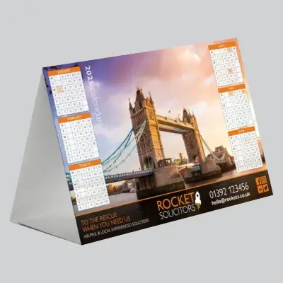 tent calendar printing